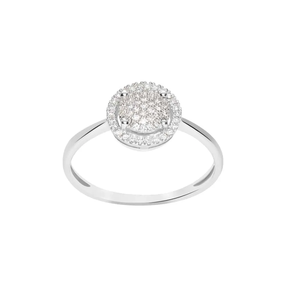 Anello Fantasia Sophia Oro Bianco 375/1000 Diamante Bianco 0,153 ct 1412748