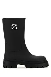 Black rubber Reboot Arrow boots    