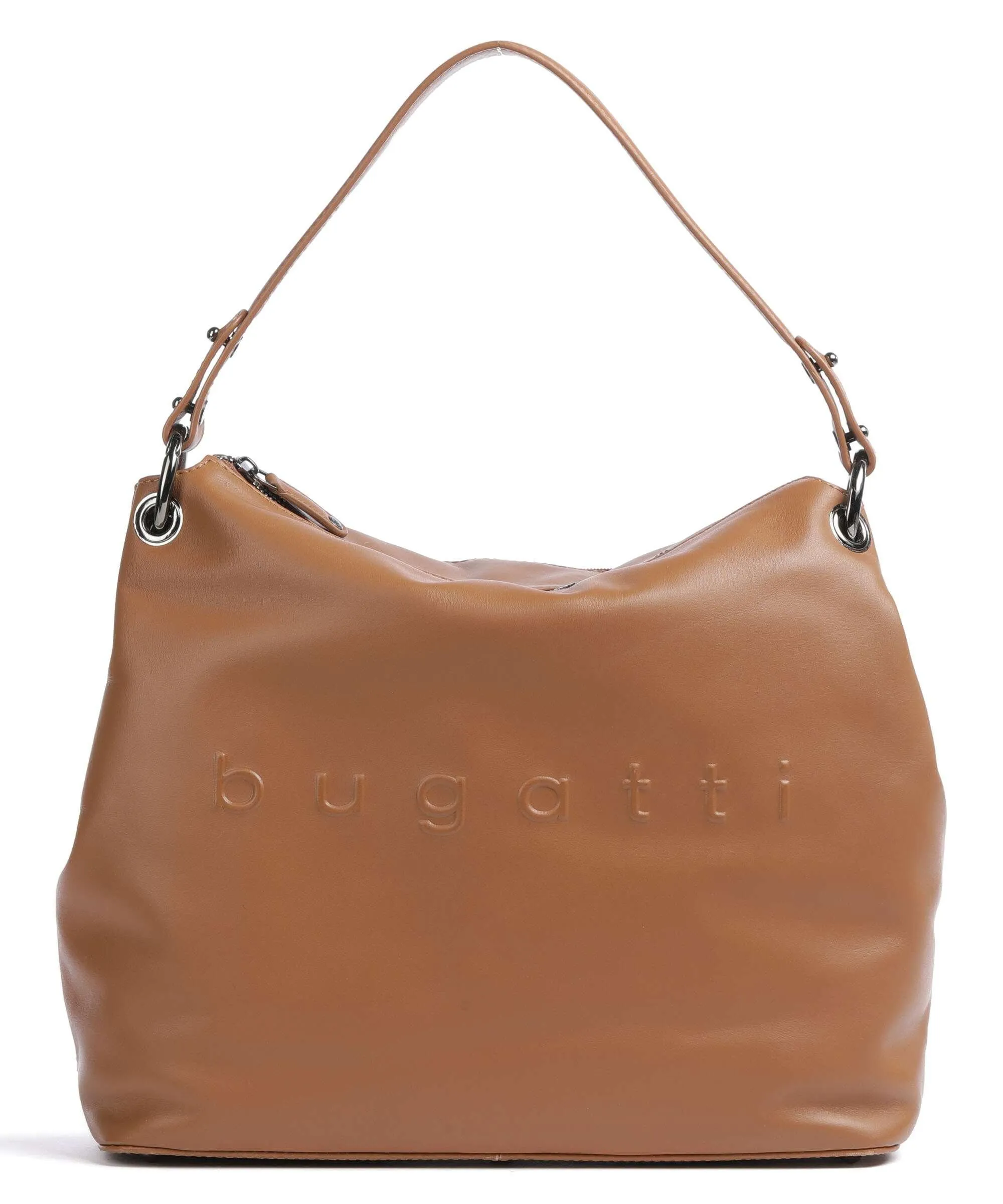  Bugatti Daphne Borsa hobo pelle di vacchetta grana marrone  
