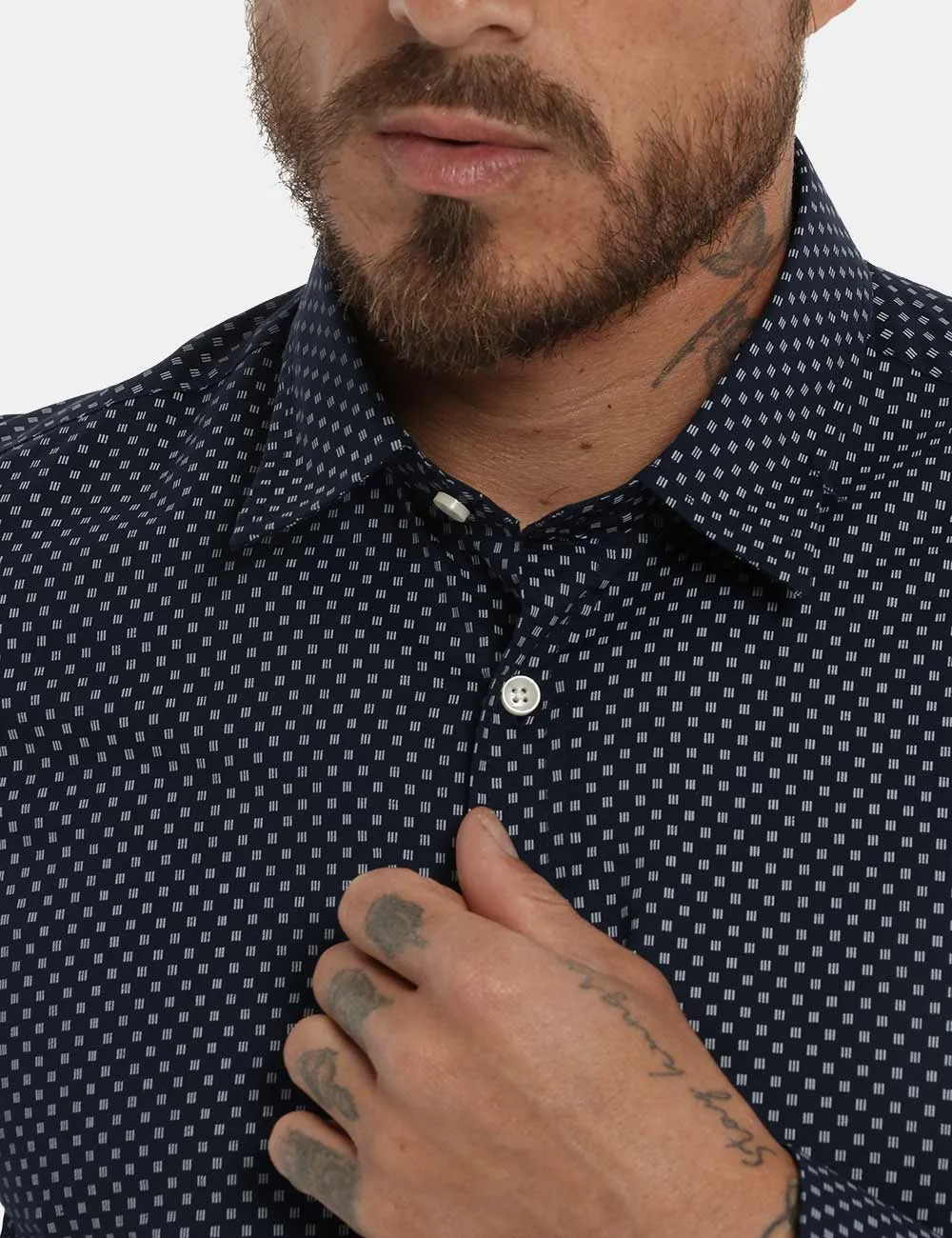 Camicia Antony Morato blu fantasia