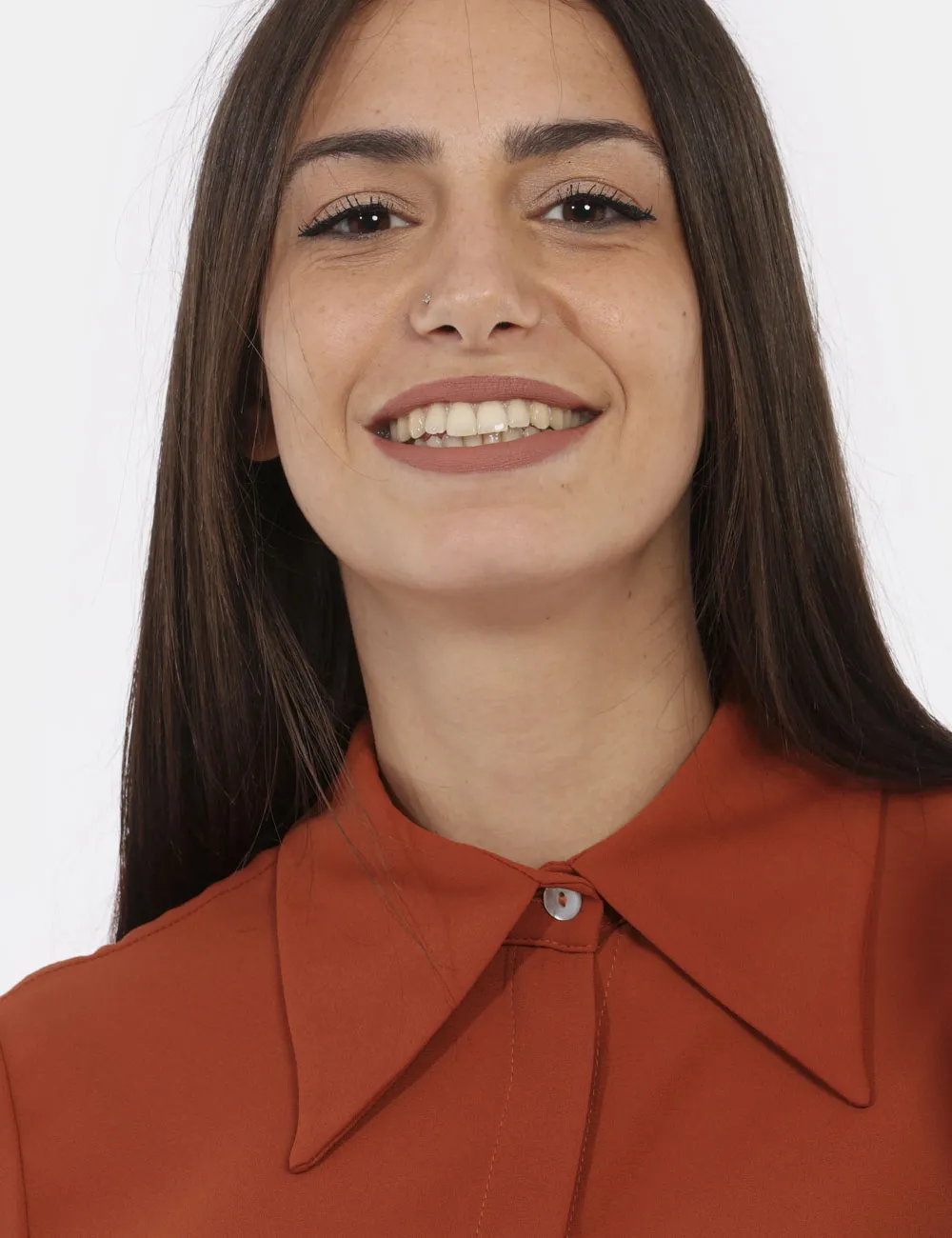 Camicia Materica Marrone