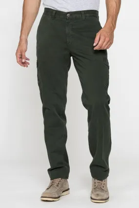Carrera  ---------    ------------Cargo mod. 619 regolare in gabardina pesante da 10 oz. - Verde scuro