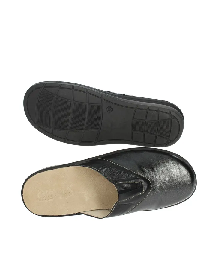 Cinzia Soft  CIABATTA INVERNALE MZ3202 NERO