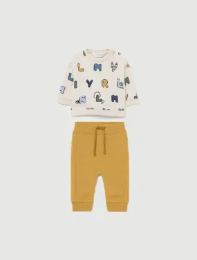 Completo 2 Pezzi Newborn - Giallo