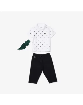 COMPLETO LACOSTE BABY COTONE BIO CON COFANETTO
