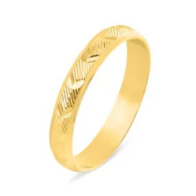 Fede Classica Diamantata 3 mm Oro Giallo 375/1000 1419859