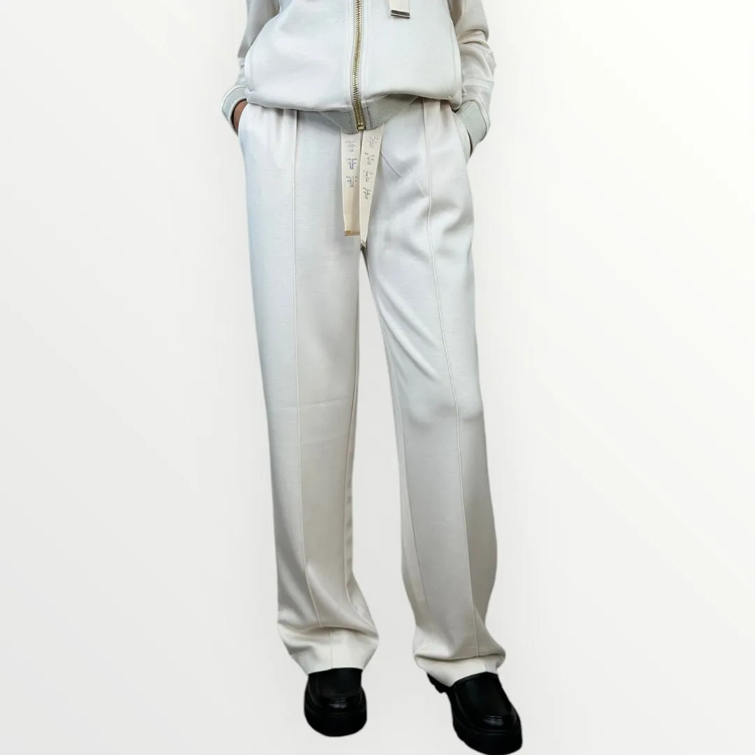 FRACOMINA - PANTALONE IN FELPA LOGATO