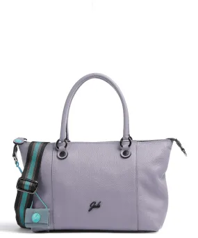  Gabs Icon Black Carmela M Borsa a mano pelle di vitello grana viola  
