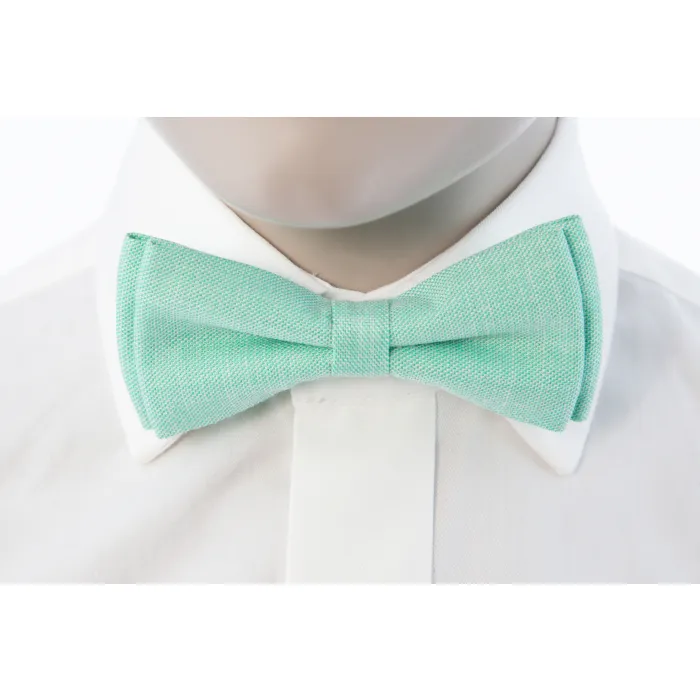 Henk ter Horst Farfalla con fazzoletto da taschino per bambini Verde chiaro