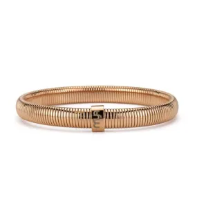 JJ/BR30 Bracciale tubogas placcato in oro rosa    