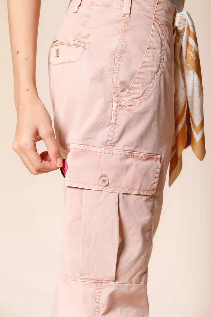 Judy Archivio W pantalon cargo femme en twill de coton icon washes relaxed