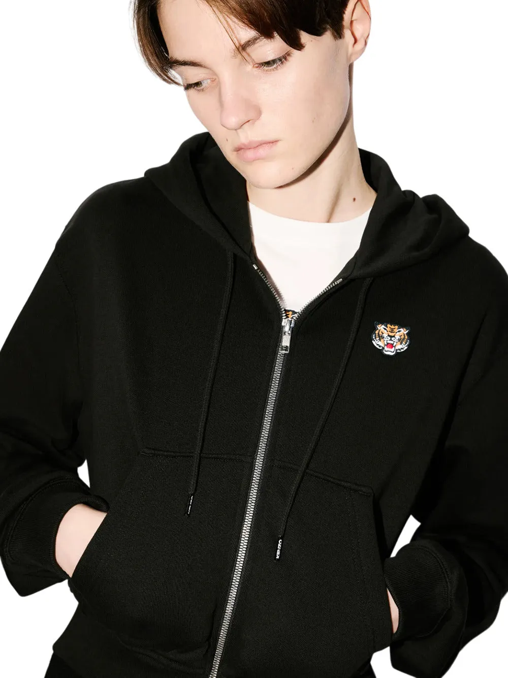 Kenzo Classic `Lucky Tiger` Full Zip Hoodie.