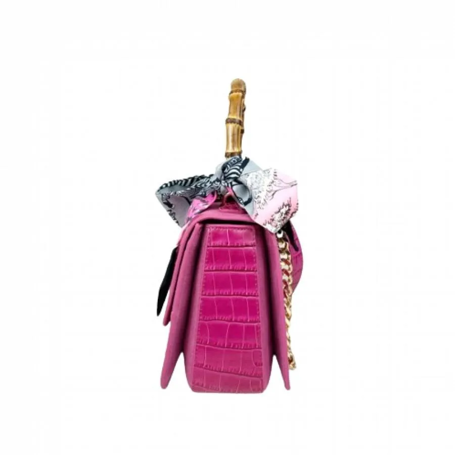 --La Carrie Hand Bag Suede+cocco-