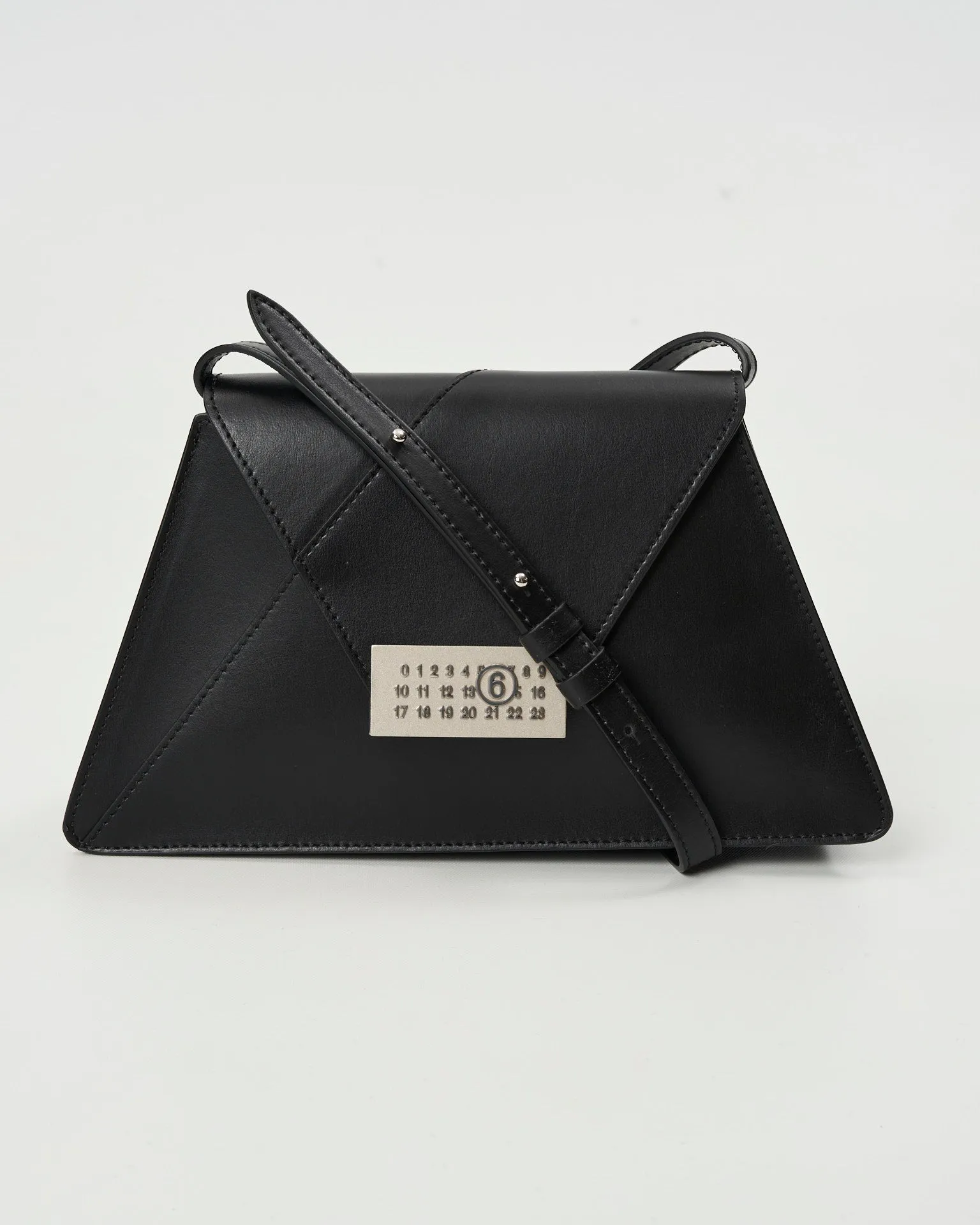 MM6 Margiela borsetta  logo metallo grigio