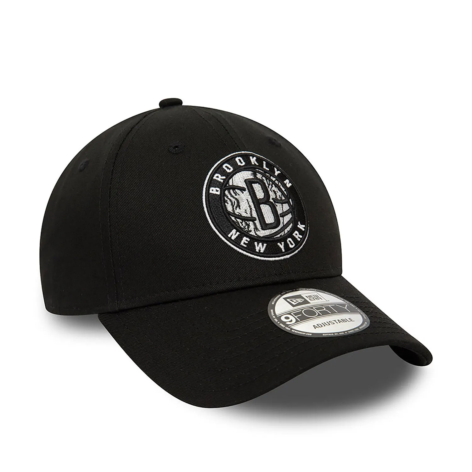 NEW ERA 9FORTY Brooklyn Nets NBA Infill Nero