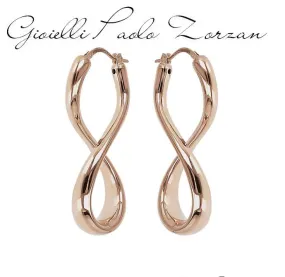 Orecchini Bronzallure Infinito Placcati Oro Rosa WSBZ01004.R