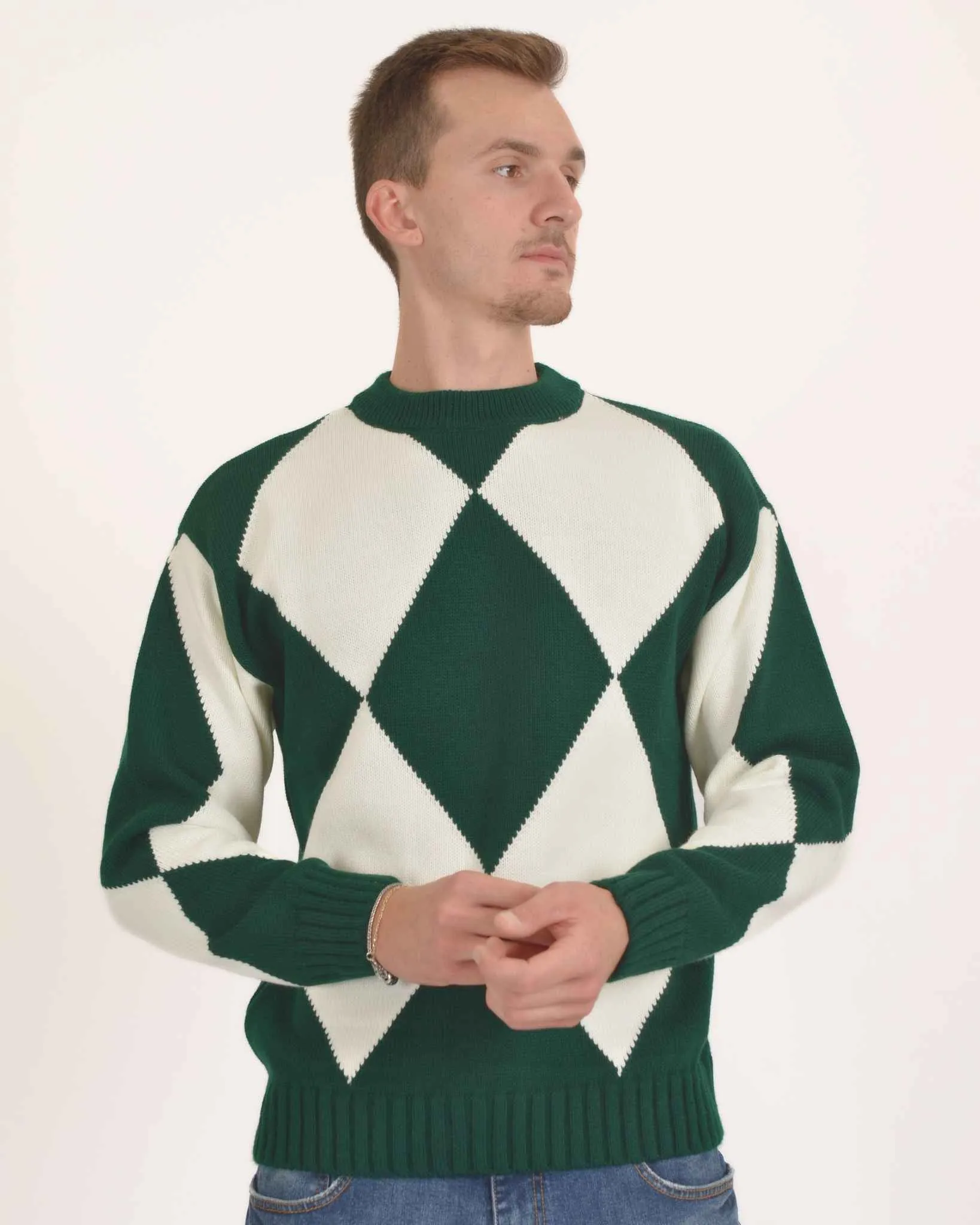 Pullover con Scollo Rotondo
