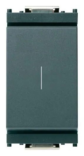 Pulsante 1P NO 16A Grigio Vimar 16101