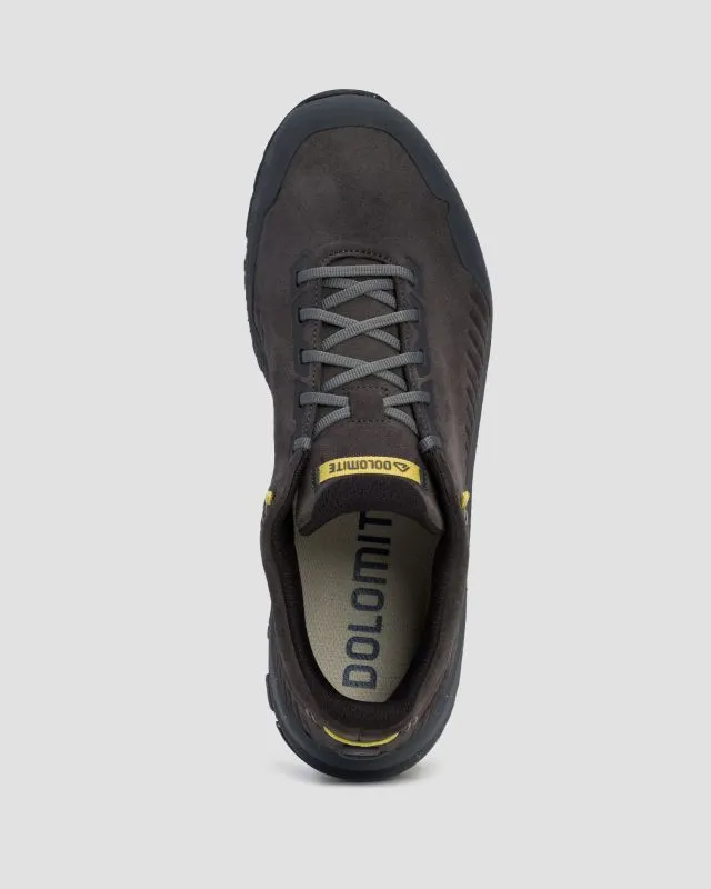 Scarpe grigio scuro da uomo Dolomite Carezza Leather
