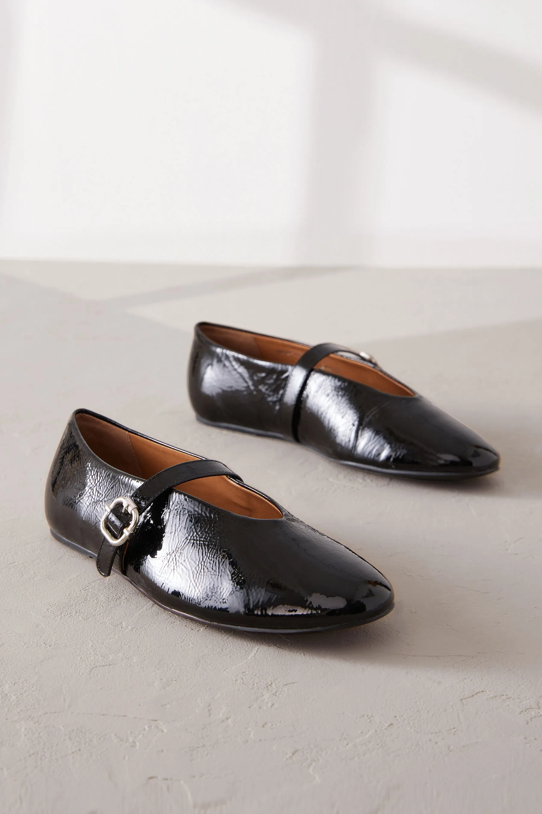 Signature Scarpe Mary Jane in pelle    