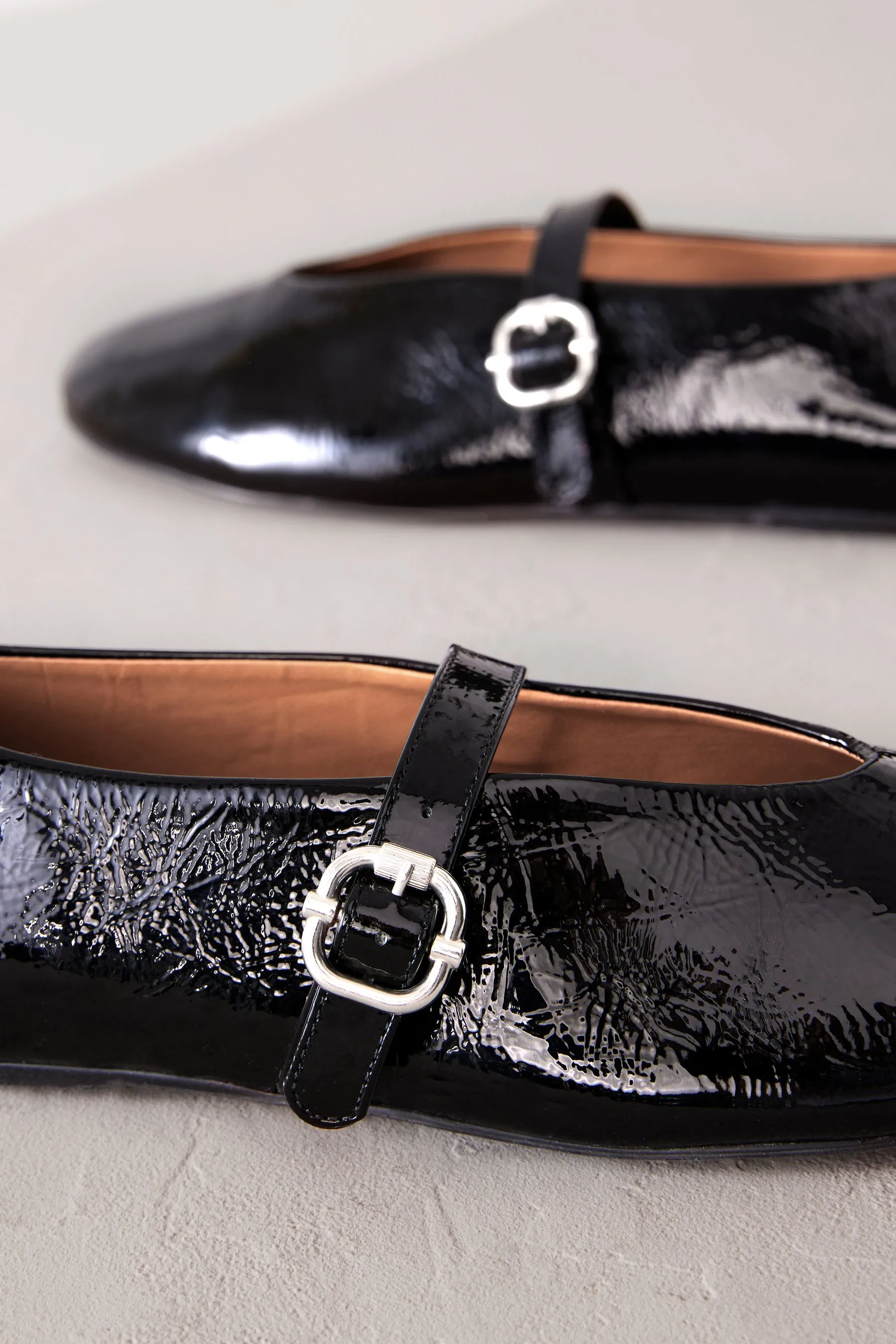 Signature Scarpe Mary Jane in pelle    