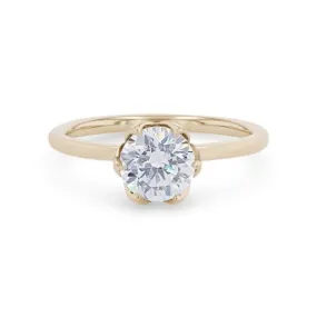 Solitario in Oro Giallo con Diamante di Vari Carati