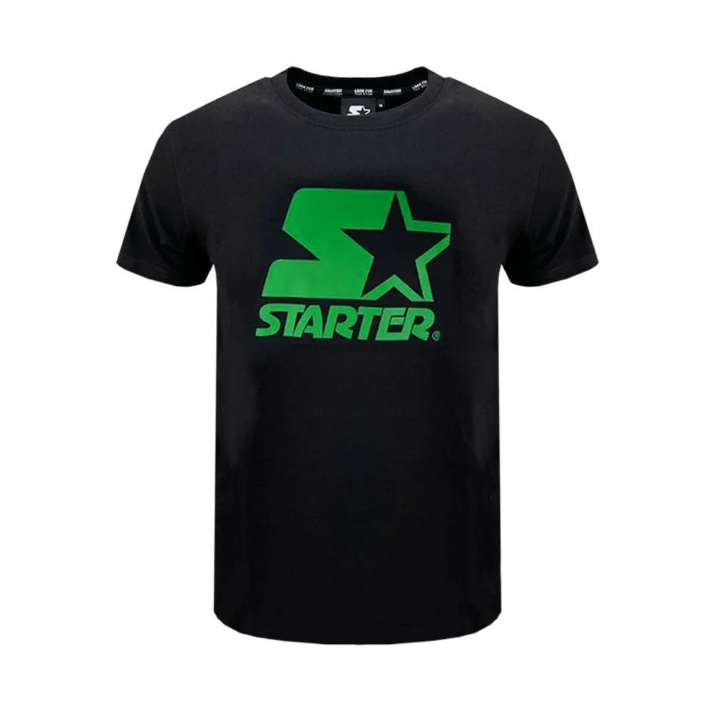  T-SHIRT STARTER. NERO/VERDE 