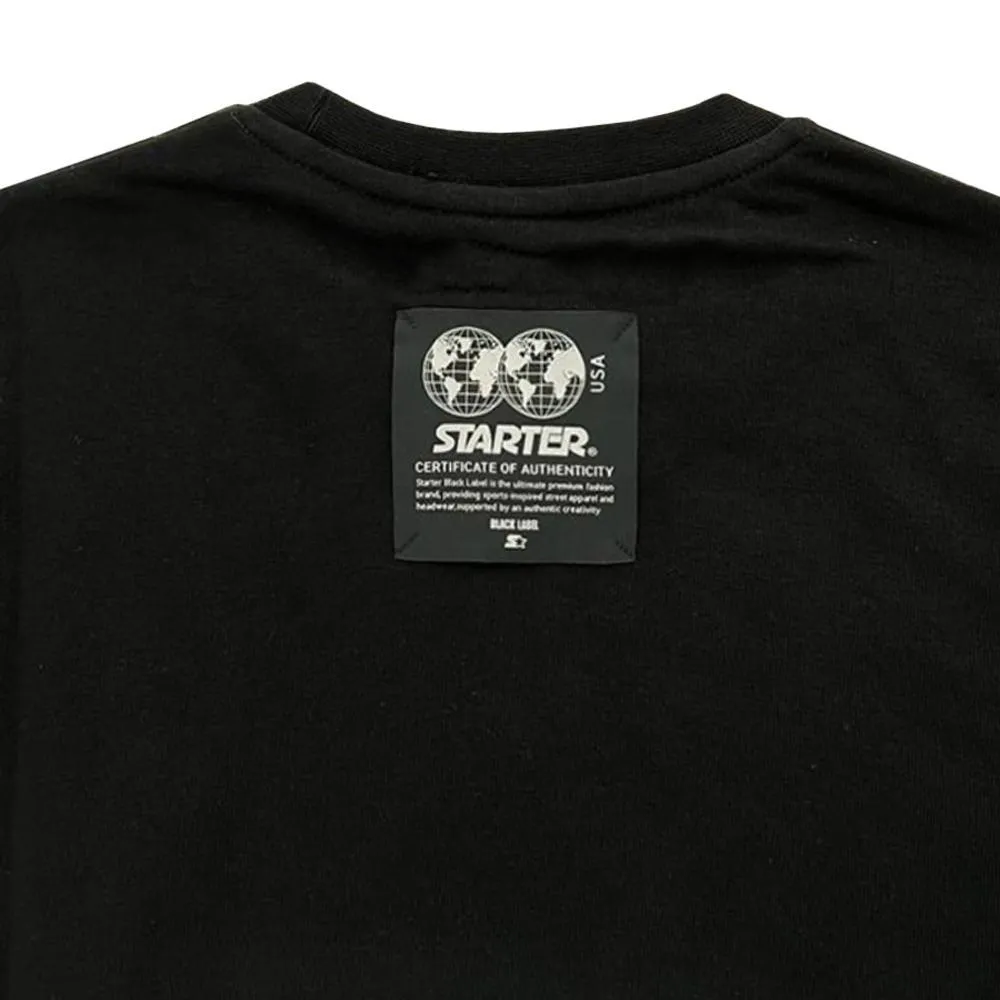  T-SHIRT STARTER. NERO/VERDE 