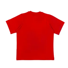 T-Shirt Unisex Rossa Con Logo Dsq2 Bianco