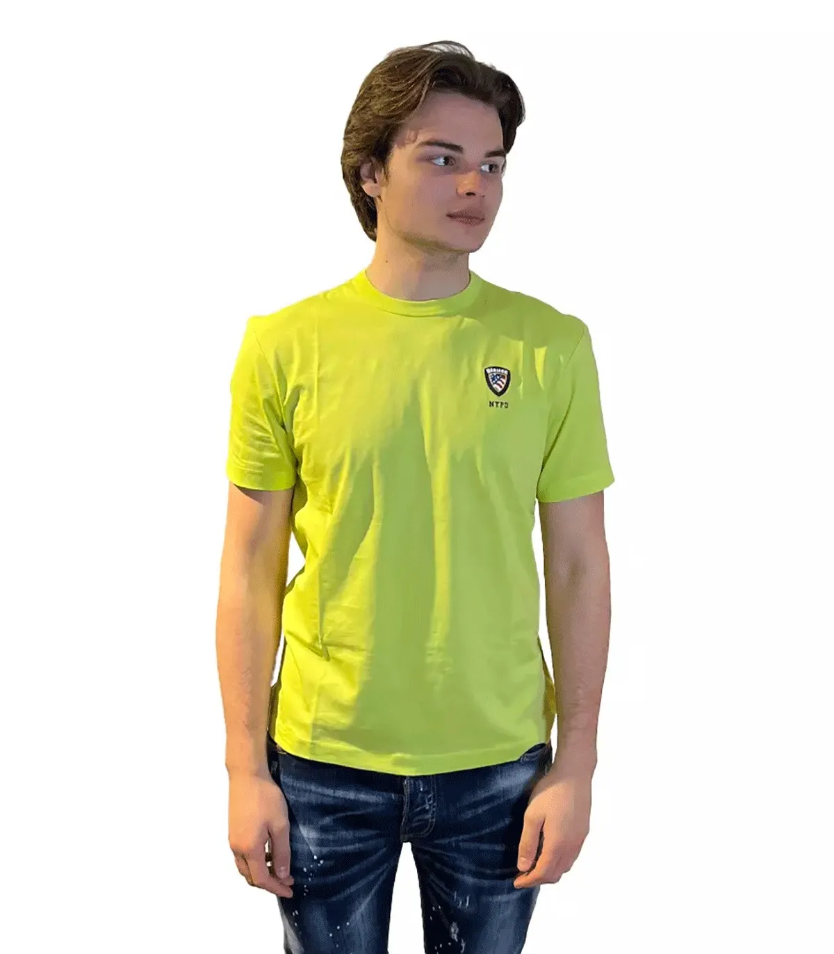 T-shirt Uomo Blauer