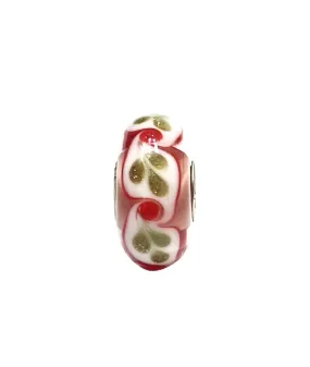 Trollbeads - Beads Unico Rosso Bianco e Oro
